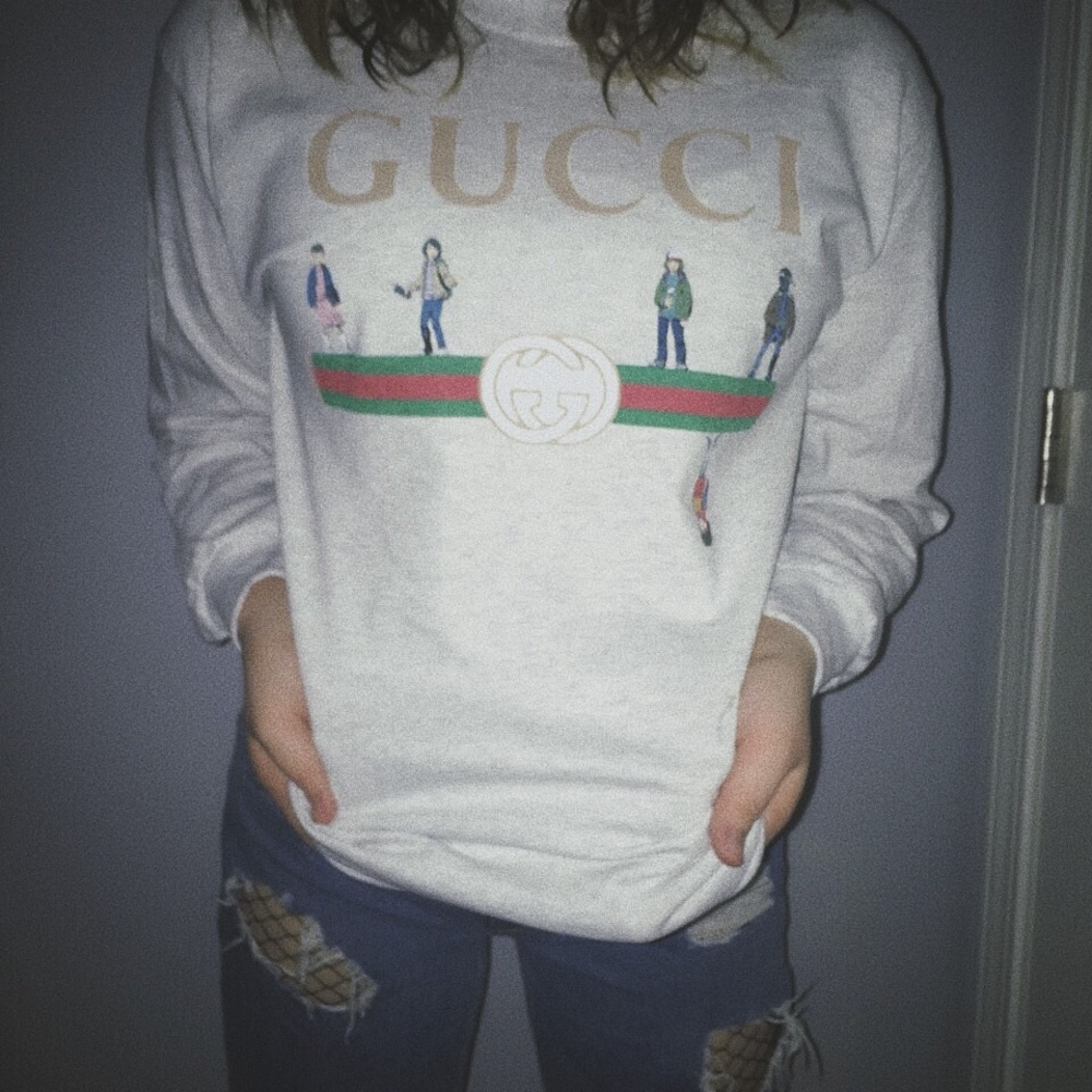 Stranger Things fake Gucci top